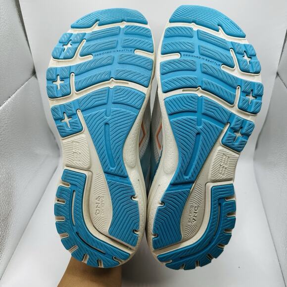 Brooks Adrenaline GTS 23 1203811B152 White Running Shoes Sneakers Women Size 11 - Picture 7 of 9